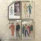 Vintage Sewing Patterns Lot 3 Womens Dress Various Sizes