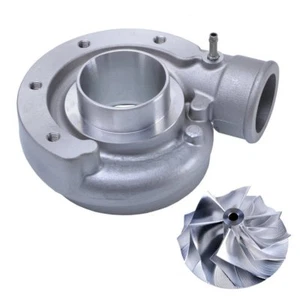 TRITDT for Mitsubishi TD04 TD04H TD04HL 19T Turbo Cover & Billet Wheel 6+6 Blade - Picture 1 of 6