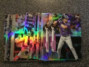 2020 TOPPS UPDATES YOU PICK RAINBOW FOIL PARALLELS PUJOLS KERSHAW DAVIS CABRERA