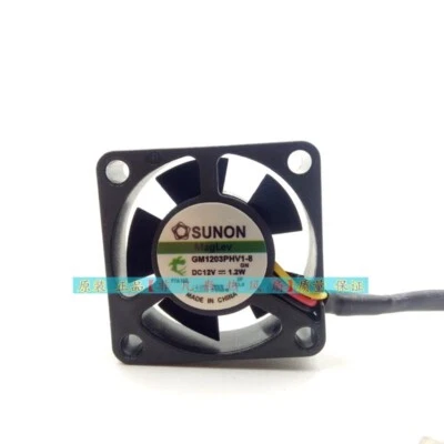 SUNON GM1203PHV1-8 12V 1.2W 3CM 3010 3-Wire Silent Cooling Fan - Image 1 of 4