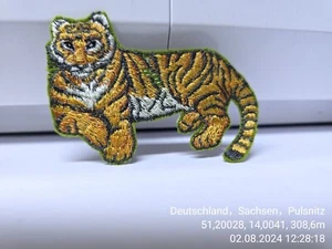 Patch TIGER als Stickbild zum Aufbügeln ca. 6,5 X 5 cm - Bild 1 von 4