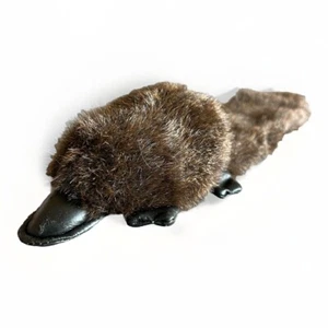 Vintage Platypus Keychain Plush Toy Secret Compartment In Zipper Tail Rare - Picture 1 of 11