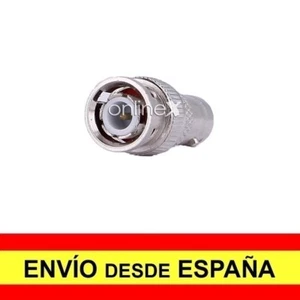 Adaptador Conector CCTV Hembra BNC COAXIAL a Macho BNC Plateado a4155 - Imagen 1 de 4
