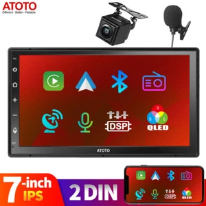 ATOTO 7Pollici F7WE Autoradio+Telecamera&MIC,GPS NAVI Android Auto CarPlay BT/TM - Foto 1 di 11