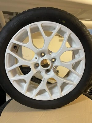 1x original Komplettrad Smart Fortwo 6Jx16 ET44 A4534010400 Felge weiss 185/50 - Bild 1 von 4