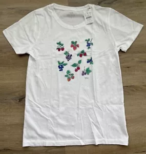 J. Crew Factory Damen "Berry Grid" Sammler T-Shirt - Bild 1 von 5