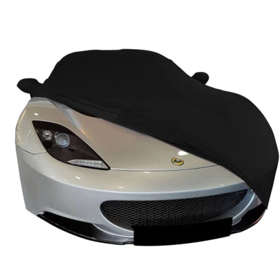 Indoor car cover fits Lotus Evora with mirror pockets Bespoke Black GARAGE COVER - image 1 of 4
