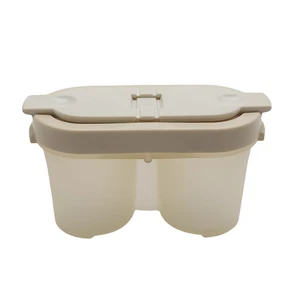 Tupperware Salad Dressing Sauce Duo Picnic Pot Container 2253A Travel Lunch - Picture 1 of 10