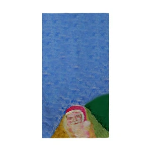 Betsy Drake Santa Face Beach Towel - Picture 1 of 1