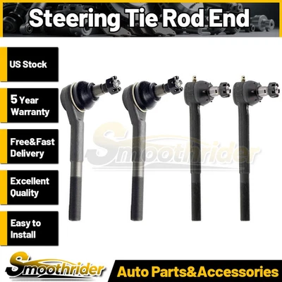 Extremo de barra de amarre exterior delantero interior delantero 4 piezas para Chevrolet G10 1983-1995 Mevotech Foto 1 de 4