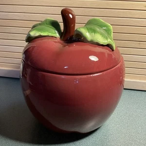 Vintage Apple Cookie Jar - Picture 1 of 5