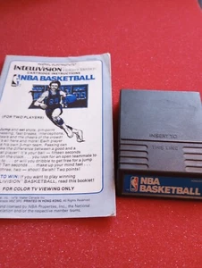 Intellivision Mattel 1979 NBA Basketball With Booklet Not Tested - Picture 1 of 1