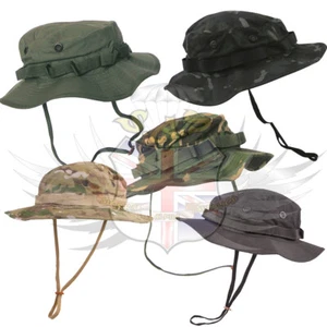 Boonie Hat US Army Jungle Style Wide Brimmed Camo Bush hat Kombat - Picture 1 of 12