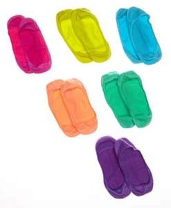 Sofsole Allsport Lite Kids Footie No Show 6 Pair Multi Socks Size 10-4.5 3454 - Picture 1 of 3
