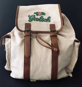 Grolsch Beer Advertisement Canvas Backpack - Picture 1 of 7