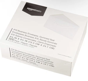 Security Letter White Business Envelopes Self Stick Bulk 500 Peel Seal Tinted - Picture 1 of 4