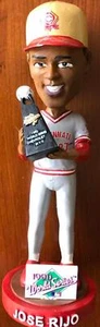 Jose Rijo Autographed Cincinnati Reds 90 World Series MVP Bobblehead - Picture 1 of 3