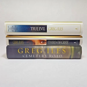 Greg Iles Three Book Lot True Evil Third Degree Cemetary Road Hardcover - Imagen 1 de 24