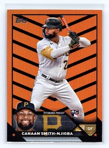 2023 Topps Update Canaan Smith-Njigba RC US187  Orange Black