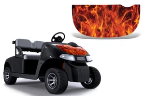 Carro de golf EZ Go Freedom RXV con capucha kit de gráficos calcomanía pegatina 2015-22 ORNGE - Imagen 1 de 3