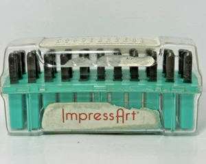 ImpressArt SC1220AM-3mm JUNIPER Alphabet & Symbols Uppercase Letter Metal Stamps - Picture 1 of 11