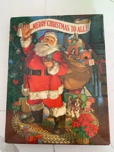 Vintage Ambassador Merry Christmas To All Is For Kids Hallmark 500 Piece Puzzle - Picture 1 of 17