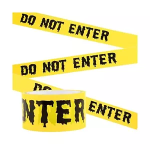 Halloween Caution Tape 1.9inch x 82Feet Halloween Decorations Caution Tape Ha... - Picture 1 of 8
