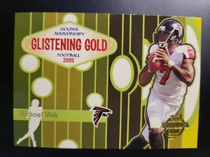 Tarjeta Topps Michael Vick Glistening Gold 2005 #GG2 - Imagen 1 de 2