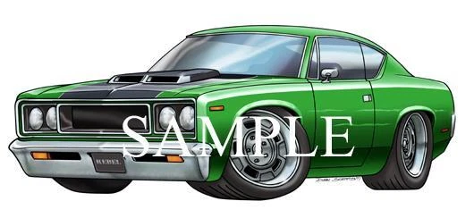 AMC Rebel Cartoon Tshirt  #0590 GA muscle car auto - Image 1 of 1