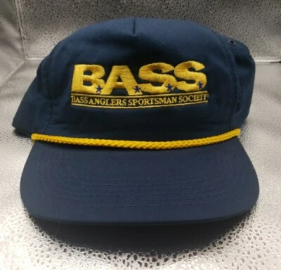 Винтажная бейсболка Bass Anglers Sportsman Society Trucker K-Products сделано в США - Изображение 1 из 4