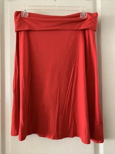 EUC Gap Women Red Casual Stretch Versatile A-Line Skirt Medium - Picture 1 of 10