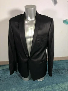jolie veste soie noir DOLCE&GABBANA taille 52 Italien (48 eu) = M quasi neuve - Picture 1 of 9