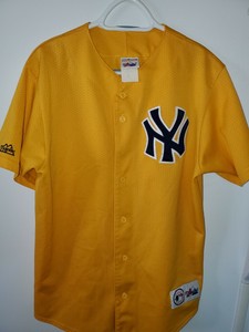 yellow yankees jersey