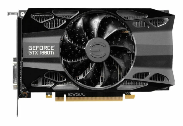 EVGA NVIDIA GeForce GTX 1660 Ti 6GB GDDR6 PCI Express 3.0 Graphics Card - Black (06G-P4-1263-KR)
