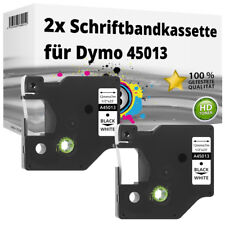 2x Etiketten für Dymo 45013 Labelmanager 150 160 200 210D 220P 350 Series 400