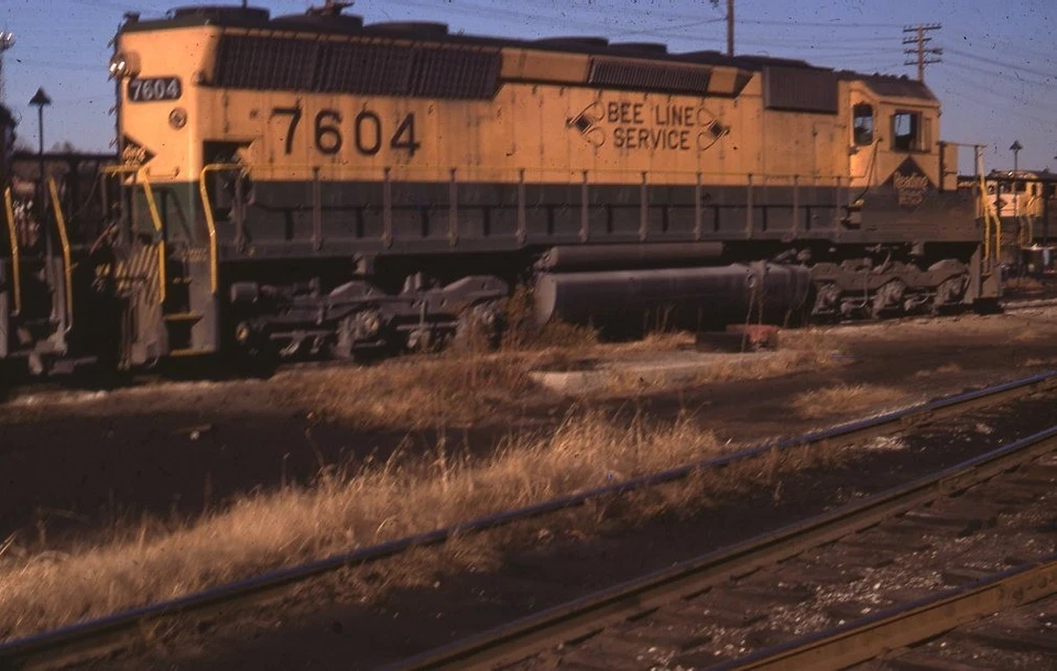 Ferrocarril de lectura RDG 7604 Rutherford, PA orig. Tobogán ferrocarril kk Foto 1 de 1