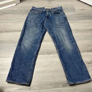 Golden Goose Herren blau Cory lose Skate Baumwolle Fly Jeans Größe 30X28 - Bild 1 von 11