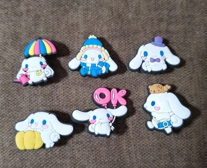 Set Of 6 Hello Kitty Cinnamoroll Shoe Charms Set Sanrio  Super Cute - Picture 1 of 2