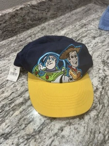 Vtg Disney Pixar Toy Story 2 Hat Cap Youth Woody Buzz Walt Disney World Kids - Picture 1 of 3