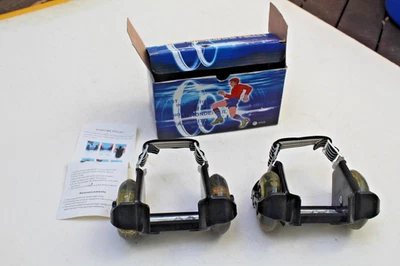 WHIRLWIND Heel Wheels Slip/Strap Ride On Roll Skates for Shoes - image 1 of 4