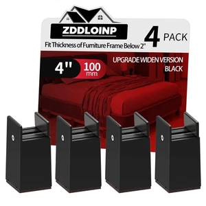 ZDDLOINP Bed Risers with Adjustable Screw Clamp Fits Furniture Frame from 0 t... - Picture 1 of 8