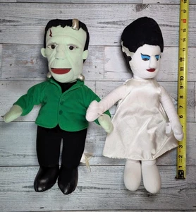 1999 Namco UNIVERSAL STUDIOS Monsters Plush Bride of Frankenstein Halloween Set - Picture 1 of 3