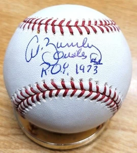 HANDSIGNIERTER AL BUMBRY "AL ROY 1973" offizieller Major League Baseball mit Echtheitszertifikat - Bild 1 von 1