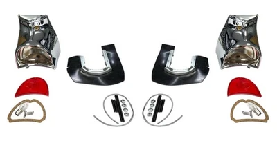 LH & RH Tail Light Assemblies For 1957 Chevrolet Bel Air, 150 & 210 - Image 1 of 4