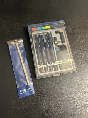 Staedtler Marsmatic700 Mars Technical Pen Set & Ink Germany .5 .45 .35 .3 Set - Image 1 of 4