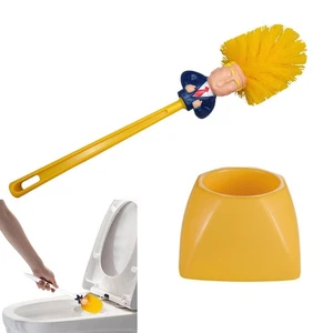 Cepillo de inodoro Comfort Grip fácil manejo limpiador de baño ergonómico mango largo - Imagen 1 de 10