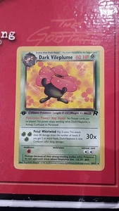 Pokémon TCG 1ST EDITION DARK VILEPLUME TEAM ROCKET 30/82 LP VINTAGE - Picture 1 of 12