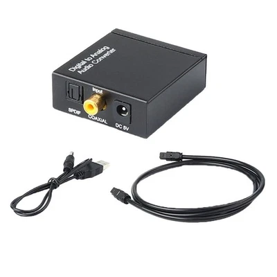 Adattatore Convertitore Digitale SPDIF Toslink Ad Audio Stereo Analogico L/R - Immagine 1 di 4