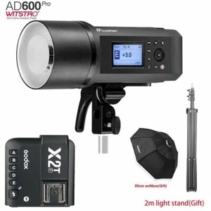 Godox AD600Pro 600W TTL Outdoor Flash+X2T-C Trigger For Canon+ 95cm Softbox Kit - Picture 1 of 10