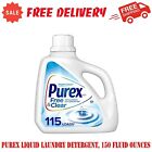 Purex Liquid Laundry Detergent' Free & Clear' 150 Fluid Ounces, 115 Loads